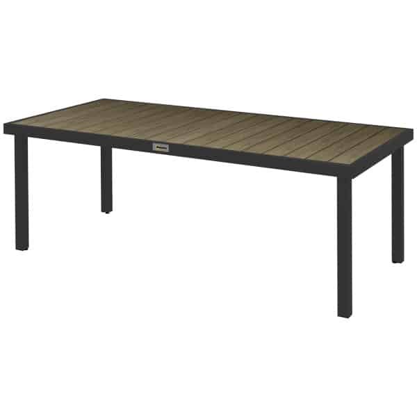 Outsunny Tuintafel voor 8 Personen, Buitentafel, Loungentafel, Weerbestendig, 190 x 90 x 74 cm, Natuurhout