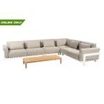 Paloma loungeset groot met Finn koffietafel 150 X 65 X 25 cm