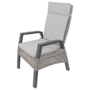 Salina verstelbare dining stoel chocolate taupe Oosterik Home - Oosterik home