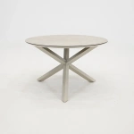 Tuintafel Rotonda 120 cm crème