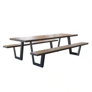 Vita Massa rechthoekige picknicktafel XL