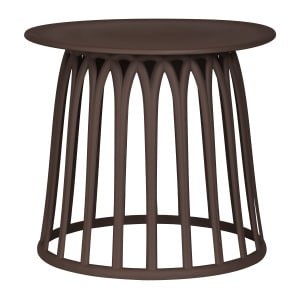 WOOOD Outdoor Bijzettafel 'Boy' 50cm, kleur Paars/Bruin