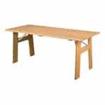 Zuiver Inklapbare Picknicktafel 'Avenue' 180 x 79cm, kleur Naturel