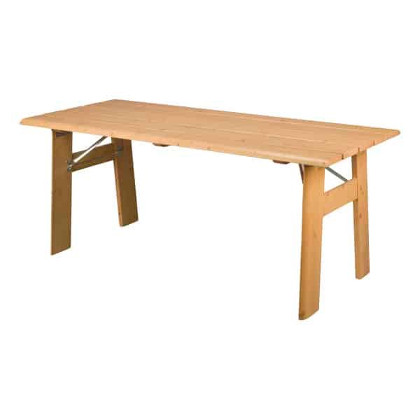 Zuiver Inklapbare Picknicktafel 'Avenue' 180 x 79cm, kleur Naturel