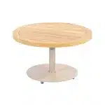 4 Seasons Outdoor | Volta Koffietafel Teak Ø60 cm x 35(h) cm | Latte