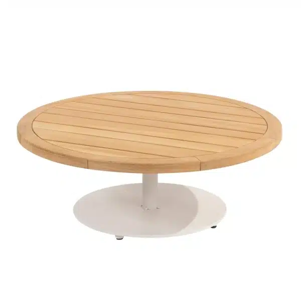 4 Seasons Outdoor | Volta Koffietafel Teak Ø80 cm x 30(h) cm | Latte