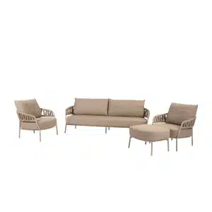 Calma loungeset 4-delig latte