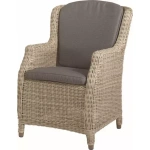 Dining Tuinstoel Brighton Antraciet Naturel Stoel Buiten 4SO