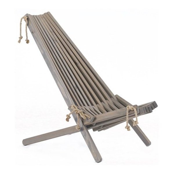 EcoChair EcoFurn grijs tuinmeubel Buitengewoon de Boet excl. kussen - Buitengewoon de boet