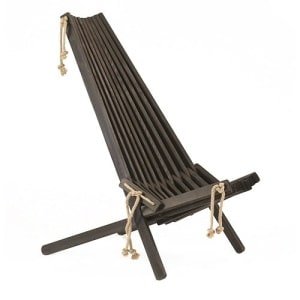 EcoChair EcoFurn zwart tuinmeubel Buitengewoon de Boet excl. kussen - Buitengewoon de boet