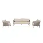 Florence loungeset 3-delig terre