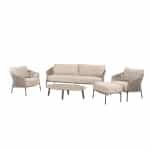 Florence loungeset met Salute coffeetafel terre ellipse 120 x 65 cm Taste - Taste