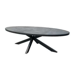 Foxton dining tafel ovaal midnight grey 241 x 116 cm Oosterik Home - Oosterik home