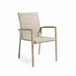 Foxx stapelstoel champagne teak Tierra Outdoor - Tierra outdoor
