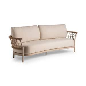 Fresca 3-zits lounge bank champagne Tierra Outdoor - Tierra outdoor