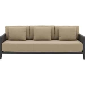 Goossens Tuinmeubel Yngvar bruin, buitenstof, 3-zits,