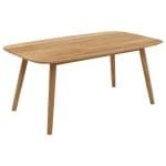 Goossens Tuintafel Lago, Semi rechthoekig 180 x100 cm