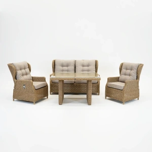 Ibiza loungeset rattan 4dlg