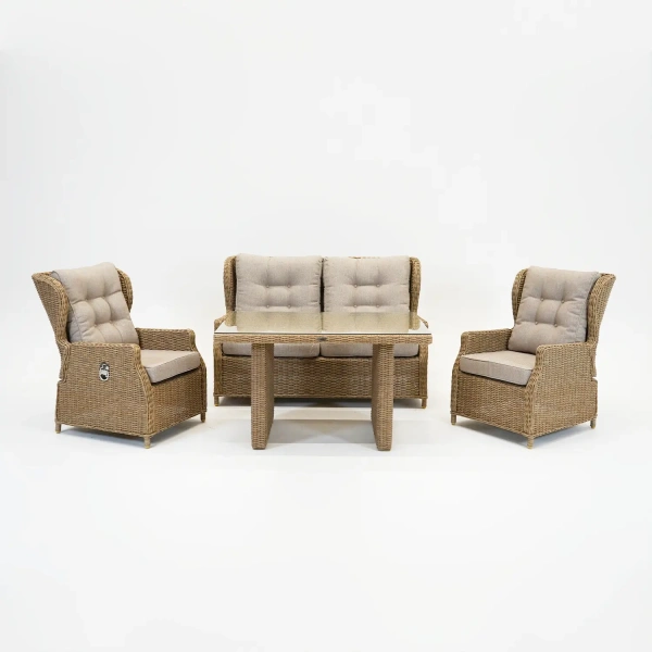 Ibiza loungeset rattan 4dlg