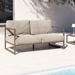 Kave Home 2-zits Tuinbank 'Comova' 150cm, kleur Groen