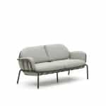 Kave Home 2-zits Tuinbank 'Joncols' 164cm, kleur Grijs/Groen