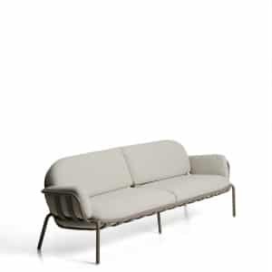 Kave Home 3-zits Tuinbank Joncols 224cm - Taupe