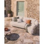 Kave Home Loungeset Osani Met 2-zits en ronde module - Beige/Taupe