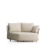 Kave Home Loungeset Osani Ronde module - Ecru/Taupe