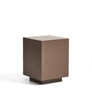 Kave Home Outdoor Bijzettafel Rustella 35 x 35cm - Bruin