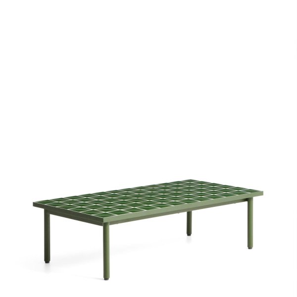 Kave Home Outdoor Salontafel Maurina 122 x 61cm - Groen