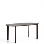 Kave Home Ovale Tuintafel Erice 180 x 90cm - Bruin