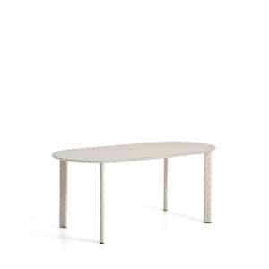 Kave Home Ovale Tuintafel Erice 180 x 90cm - Ecru