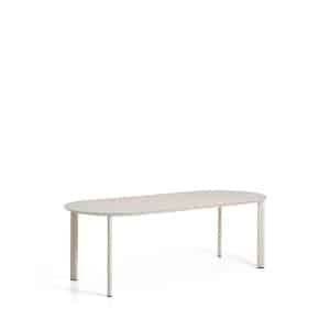 Kave Home Ovale Tuintafel Erice 230 x 100cm - Ecru
