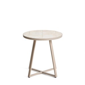 Kave Home Ronde Bijzettafel Tella 45cm - Beige
