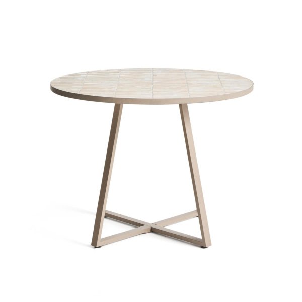 Kave Home Ronde Tuintafel Tella 120cm - Beige