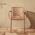 Kave Home Tuinstoel 'Isabellini' Gerecyclede kunststof, kleur Terracotta