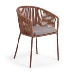 Kave Home Tuinstoel 'Yanet' kleur Terracotta