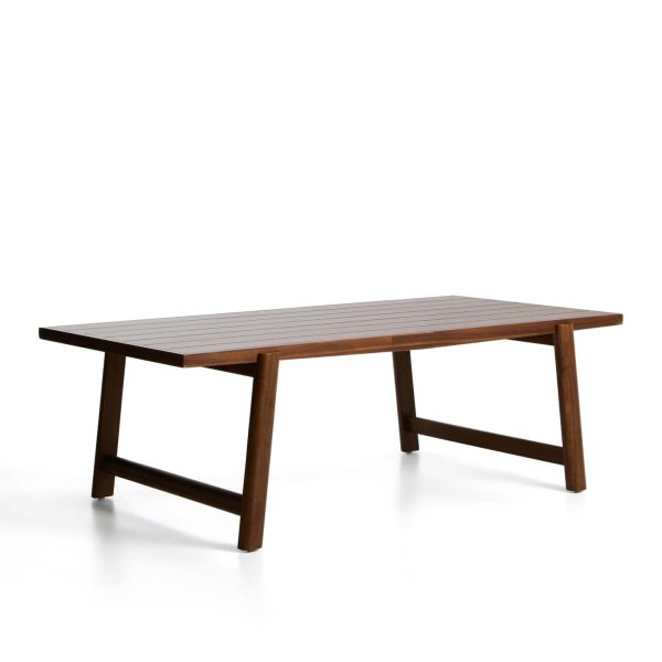 Kave Home Tuintafel Itani Acaciahout, 240 x 100cm - Bruin