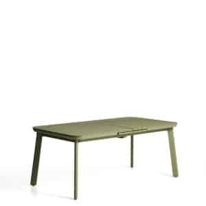 Kave Home Uitschuifbare Tuintafel Izola 185/235 x 100cm - Groen