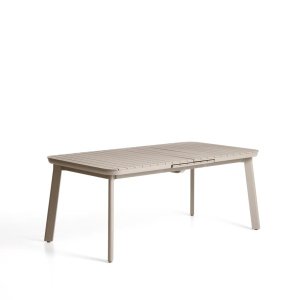 Kave Home Uitschuifbare Tuintafel Izola 185/235 x 100cm - Taupe