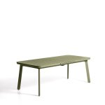 Kave Home Uitschuifbare Tuintafel Izola 220/280 x 100cm - Groen