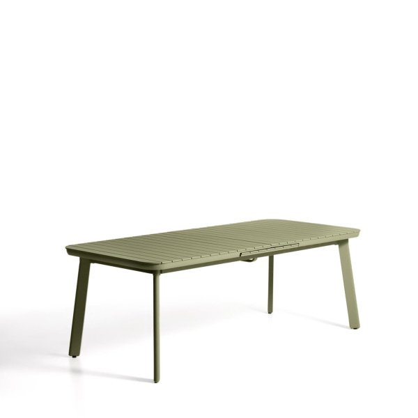 Kave Home Uitschuifbare Tuintafel Izola 220/280 x 100cm - Groen