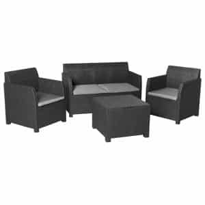 LIVARNO Loungeset 4-delig