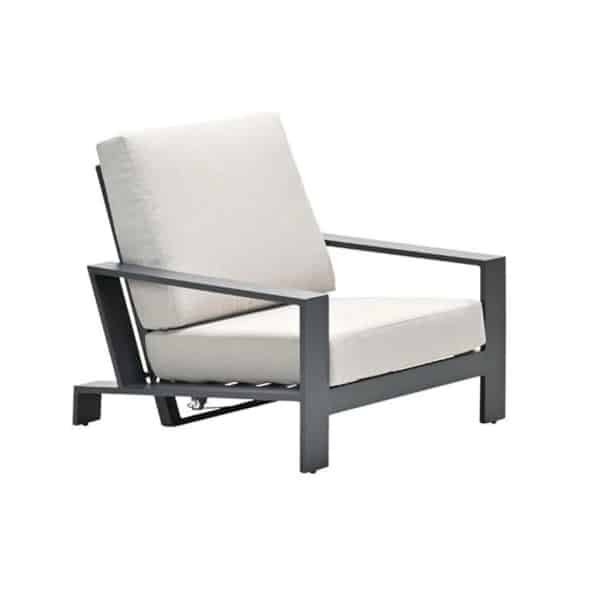 Lincoln Verstelbare Fauteuil Carbon Black Garden Impressions - Garden impressions