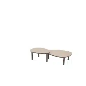 Loungetafel Monroe Set 2 Terre 65 80 4SO Tafel Buiten Salontafel Tuintafel 4 Seasons Outdoor
