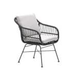 Margriet Dining Fauteuil Zwart/Dessert Sand Garden Impressions - Garden impressions