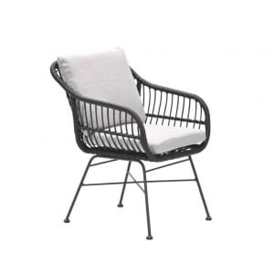 Margriet Dining Fauteuil Zwart/Dessert Sand Garden Impressions - Garden impressions