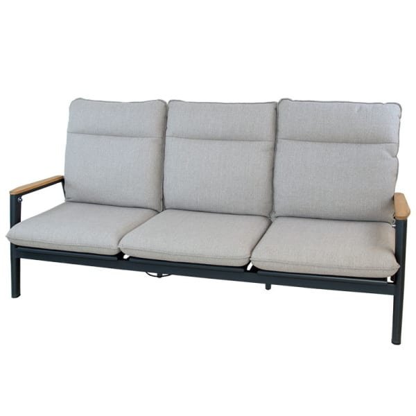 Merino lounge 3-zitsbank midnight grey sunny creme Oosterik Home - Oosterik home