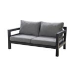 Midori sofa 2 seater aluminium black/panther black Yoi - Yoi