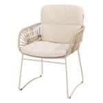 Murcia dining stoel latte incl. 2 kussens 60x66,5x85,5 cm 4SO - 4so